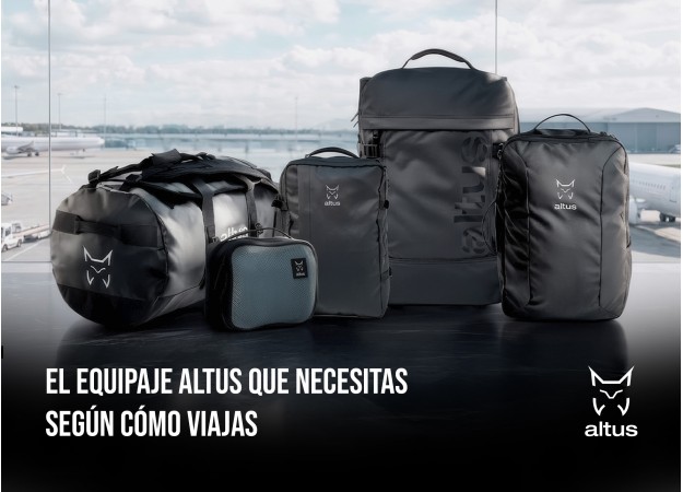 El equipaje Altus que necesitas según cómo viajas